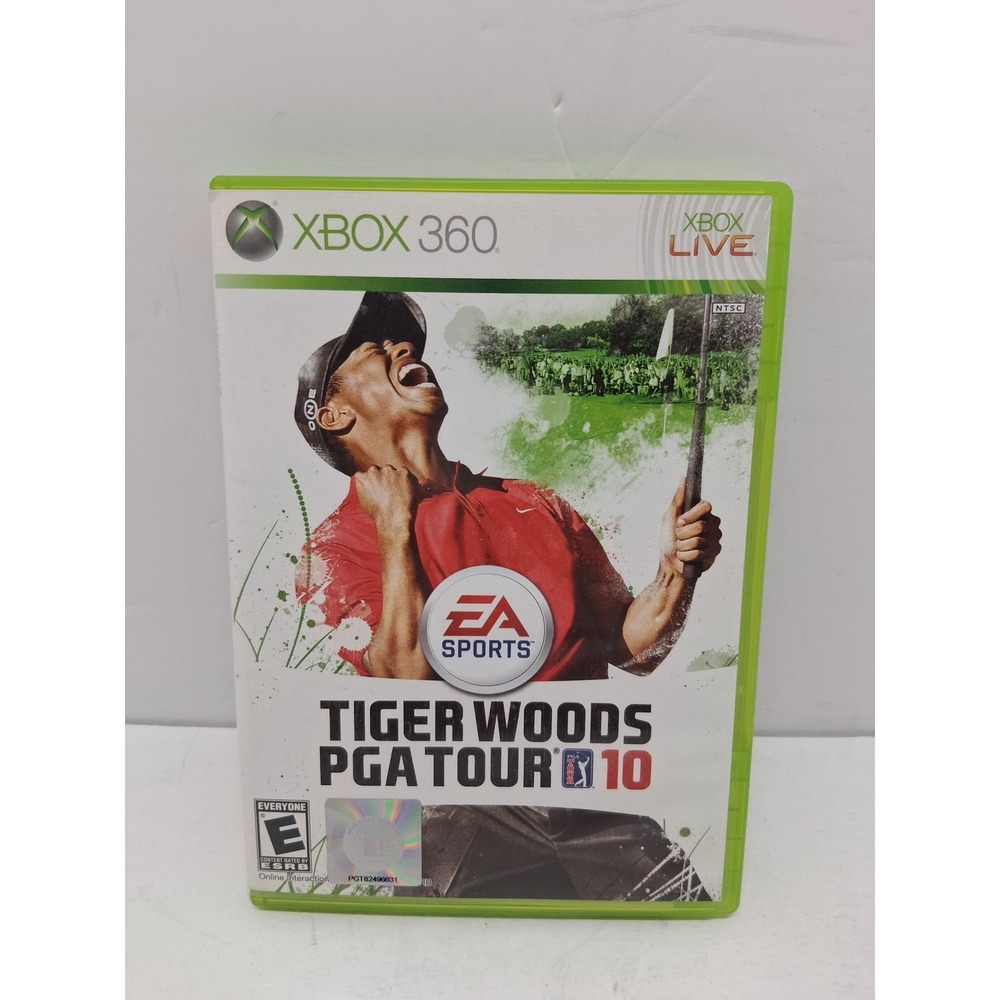 Tiger Woods PGA Tour 10 Xbox 360 EA Sports Golf Game Complete with Manual